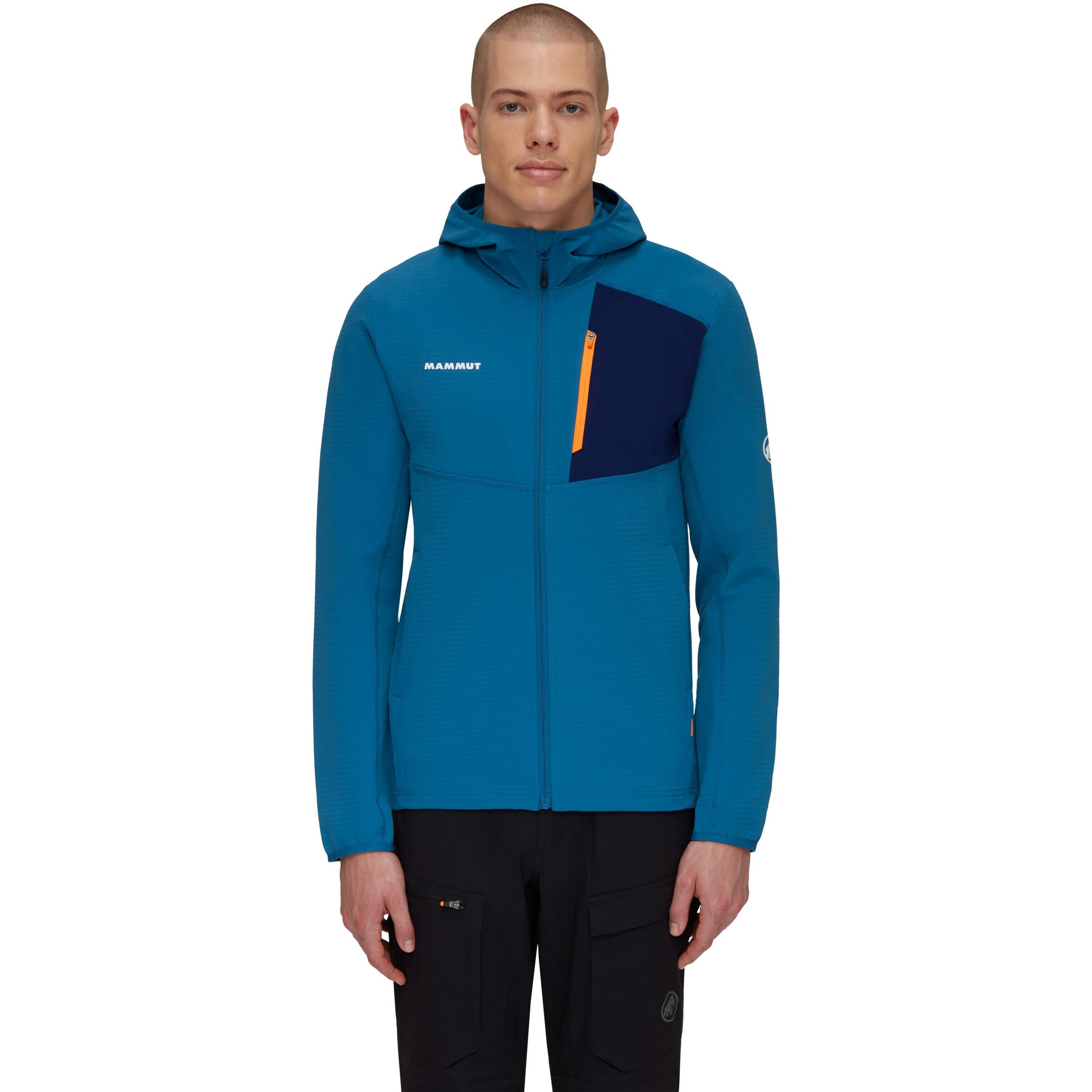 MAMMUT Funktionsfleecejacke 'Madris Light' in Blau: Vorderseite