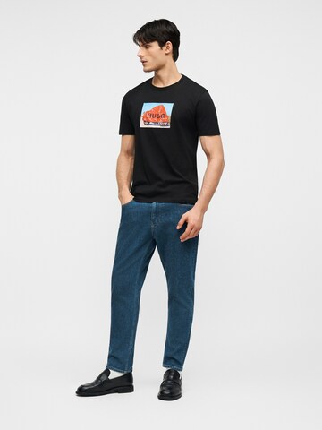 HUGO Футболка 'Dostino' в Черный