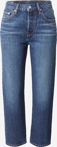 LEVI'S ® Jeans '501  Crop' in Blauw: voorkant