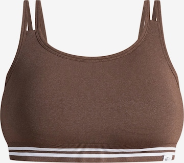 Smilodox Sport BH Miriel in Braun: Vorderseite