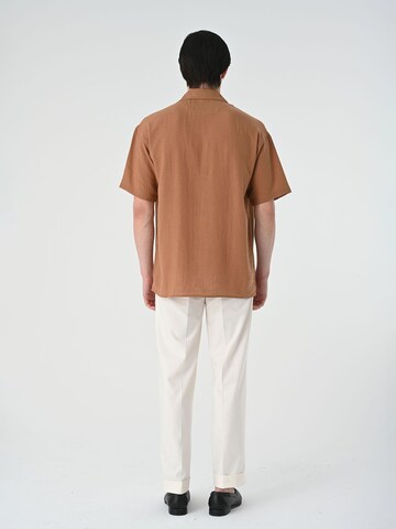 Antioch Comfort fit Srajca | rjava barva