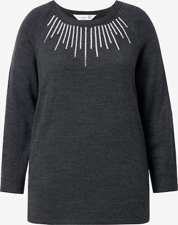 MIAMODA Trui in Grijs: voorkant