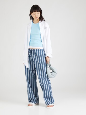 Motel Wide Leg Hose 'Lirura' in Blau