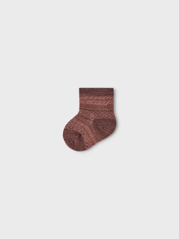 Chaussettes 'WAK' NAME IT en marron