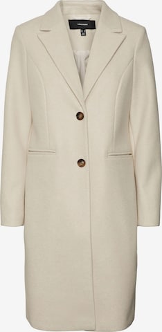 VERO MODA Between-Seasons Coat 'Vinceblaza' in Beige: front