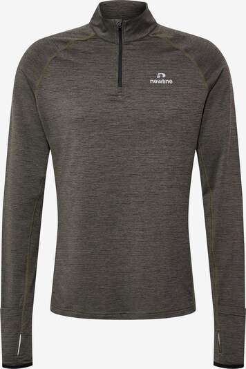 Newline Sweat de sport en gris / blanc, Vue avec produit