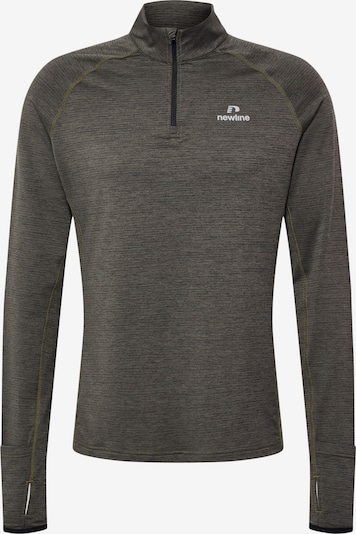 Newline Sportsweatshirt in grau / weiß, Produktansicht