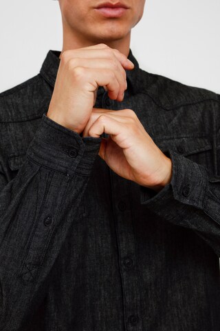 BLEND - Ajuste regular Camisa 'Nantes' en negro