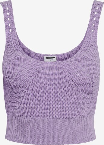 Noisy may Knitted Top 'Alonso' in Purple: front