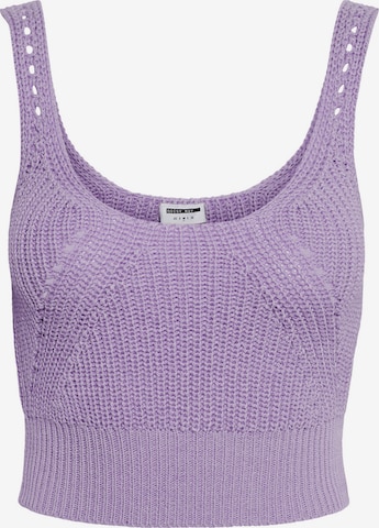 Noisy may Knitted top 'Alonso' in Purple: front