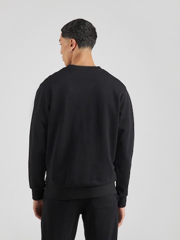 La Martina Μπλούζα φούτερ σε μαύρο: πίσω