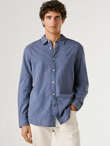 Regular fit Camicia 'Payton' di Pepe Jeans in blu: frontale