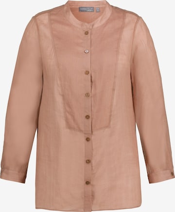 Ulla Popken Blouse in Roze: voorkant