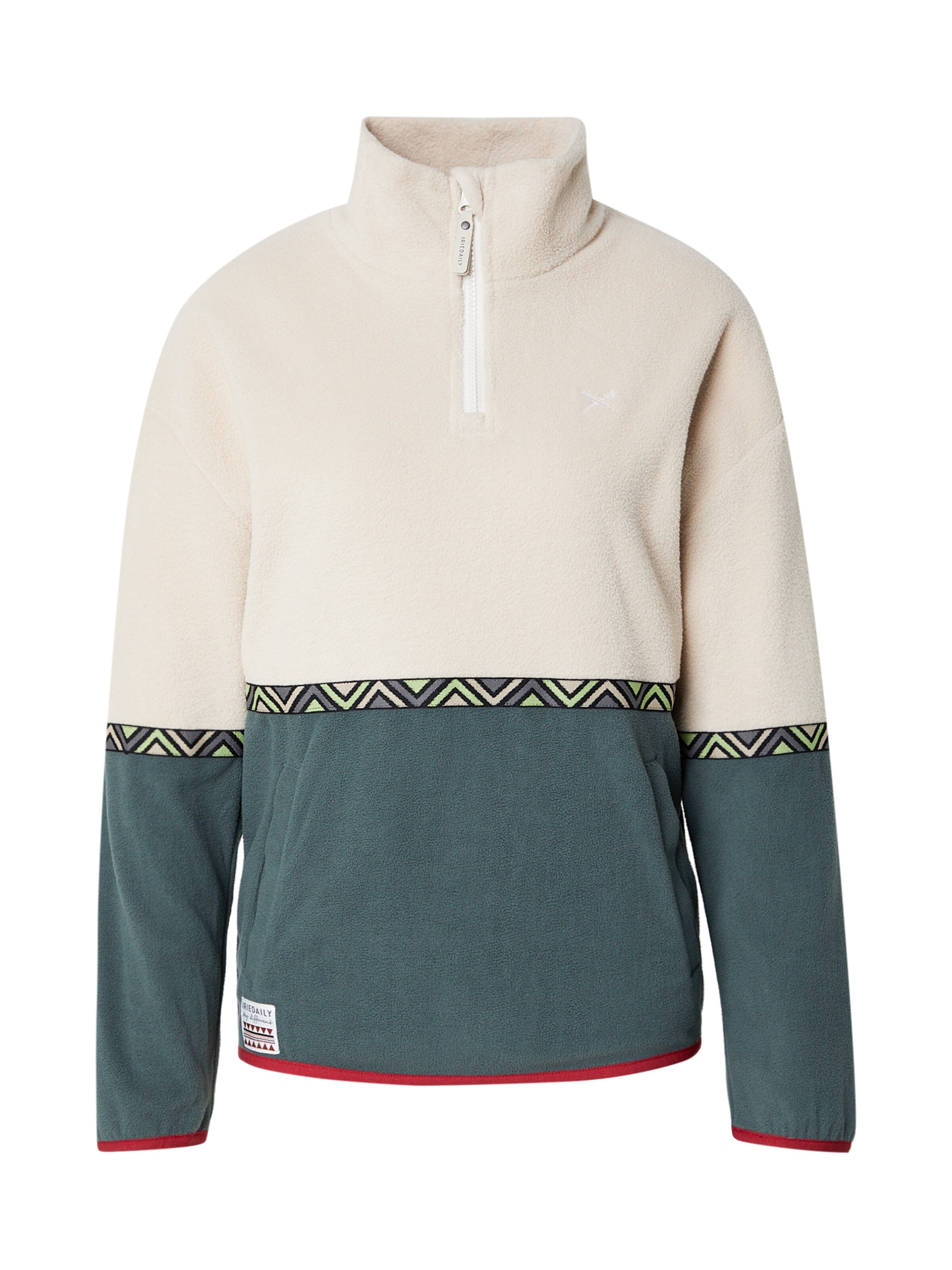 Pull-over 'Holina' Iriedaily en beige : devant