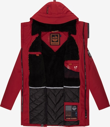 STONE HARBOUR Winter parka 'Ragaan' in Red