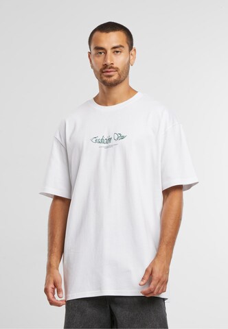 Mister Tee - Camiseta 'Pelea De Gallos' en blanco