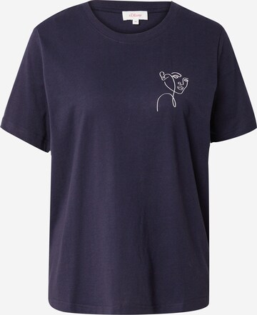 s.Oliver Shirt in Blue: front