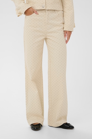 SAINT TROPEZ Loosefit Jeans 'SZPatricia' in Beige