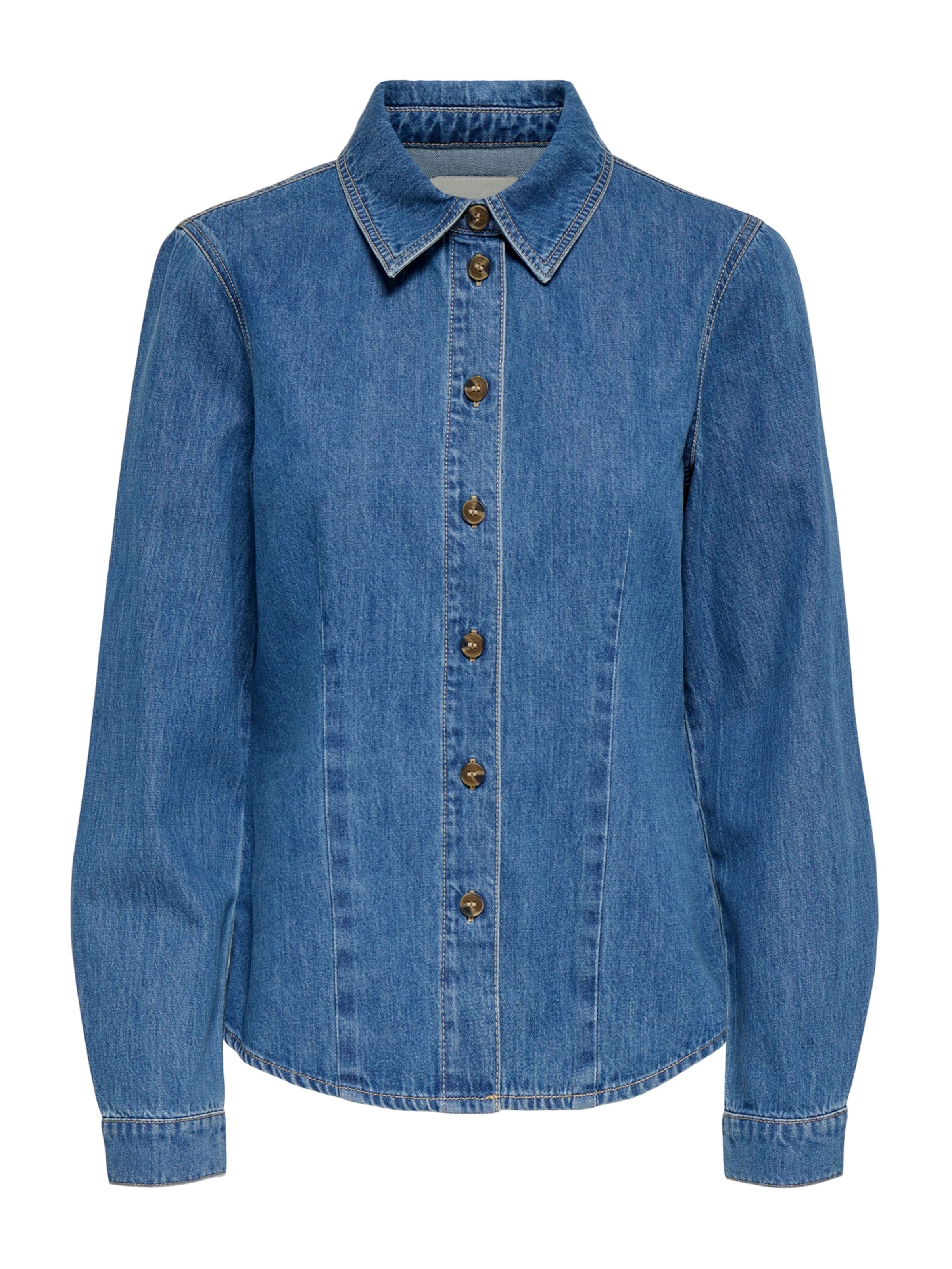ONLY Blouse 'ONLUNA' in Blue: front