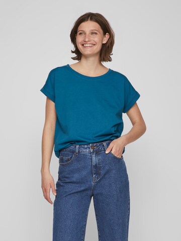 VILA T-Shirt 'Dreamers' in Blau: Vorderseite