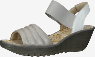 FLY LONDON Sandals in Silver: front