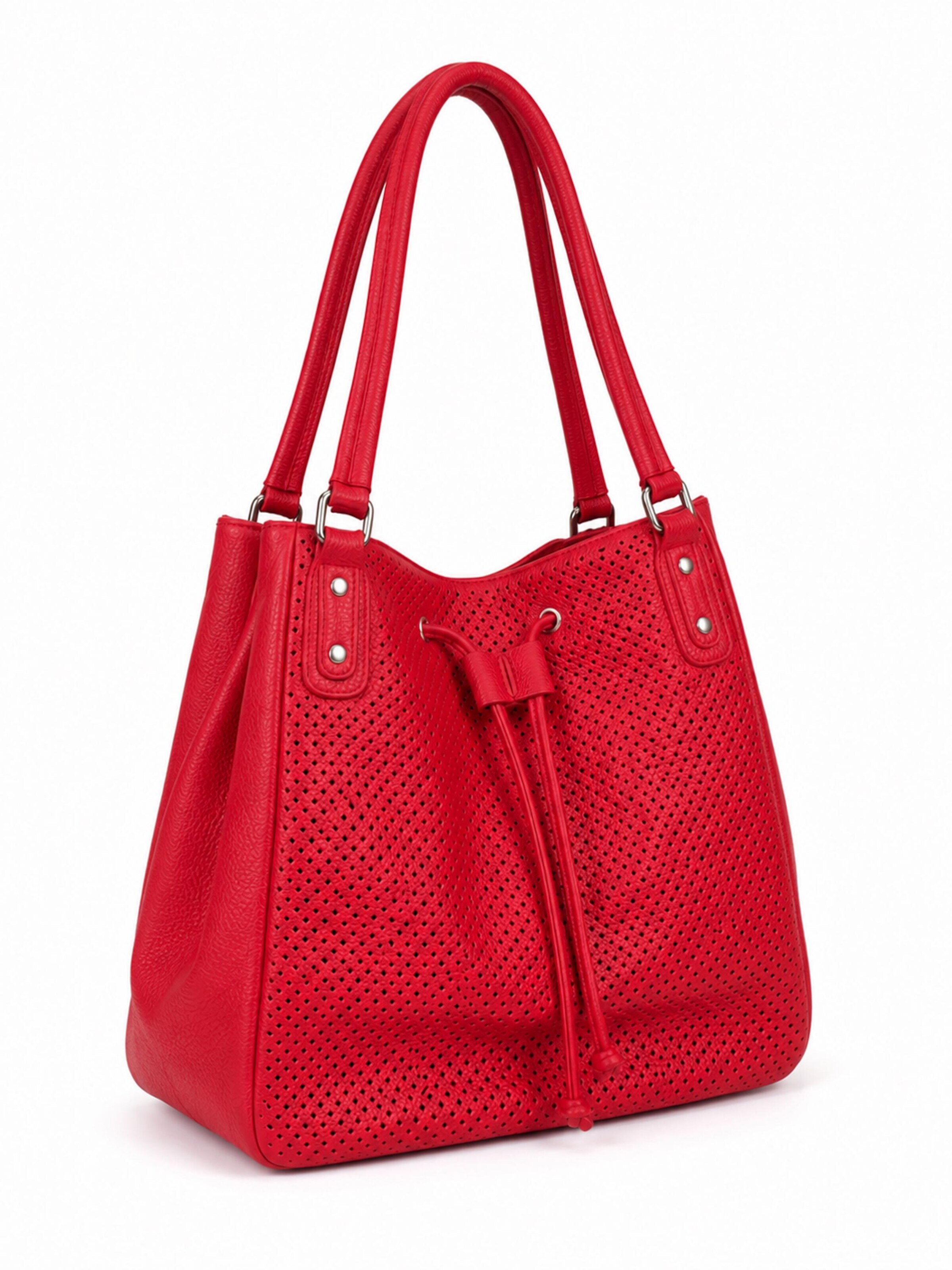 COLLEZIONE ALESSANDRO Shoulder Bag 'Sorrento' in Red: front