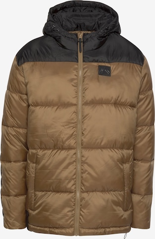 ALPENBLITZ Winter Jacket in Brown: front