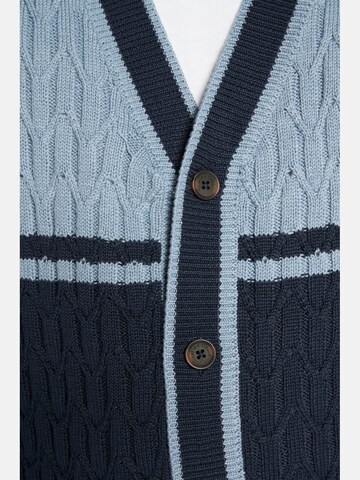 Charles Colby Knit Cardigan ' Duke Braymen ' in Blue