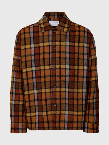 Comfort fit Camicia di SELECTED in giallo: frontale