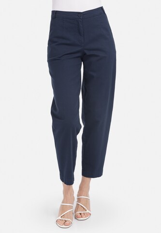 HELMIDGE Loosefit Broek in Blauw: voorkant