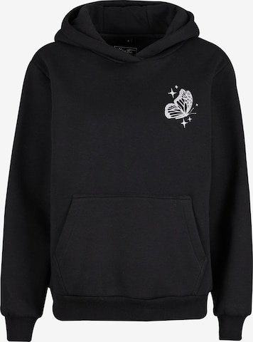 Sweat-shirt 'Wildest Dreams' Miss Tee en noir : devant