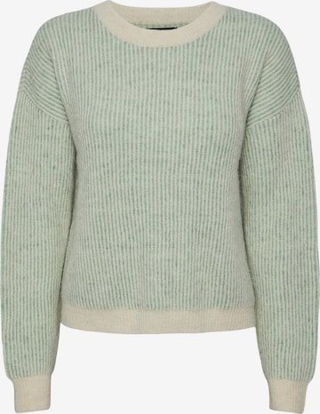 PIECES Sweater 'Karmen' in Green: front