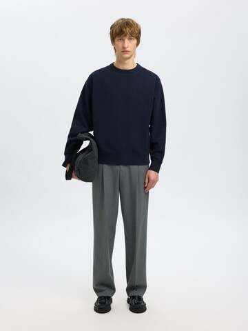 SELECTED Sweatshirt i blå