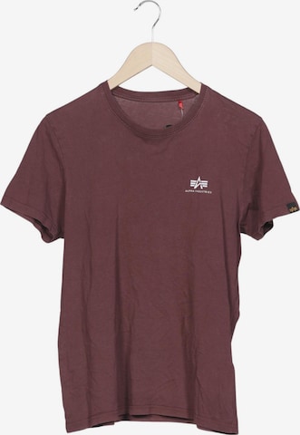 ALPHA INDUSTRIES Shirt in M in Red: front