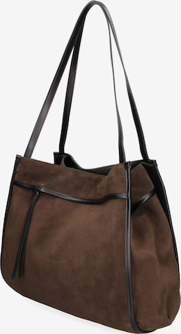 Borsa a spalla di Gave Lux in marrone: frontale