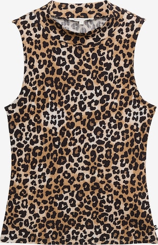 TOM TAILOR DENIM Top in Braun: Vorderseite