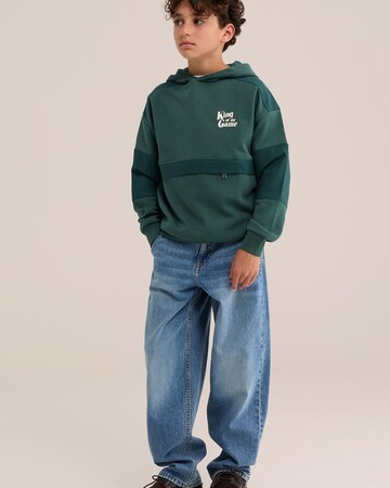 WE Fashion Суичър в зелено