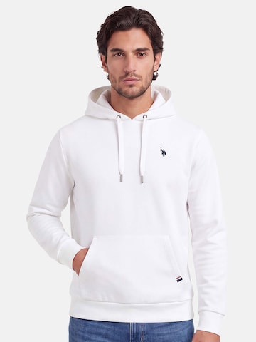 U.S. POLO ASSN. Sweatshirt in White: front