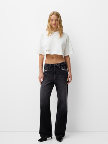 Bershka Wide leg Jeans in Black