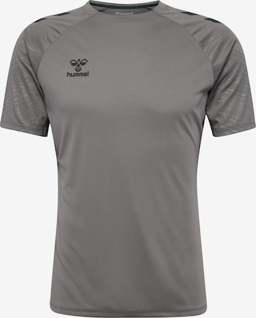 Hummel Sportshirt 'Pro' in Grau: Vorderseite