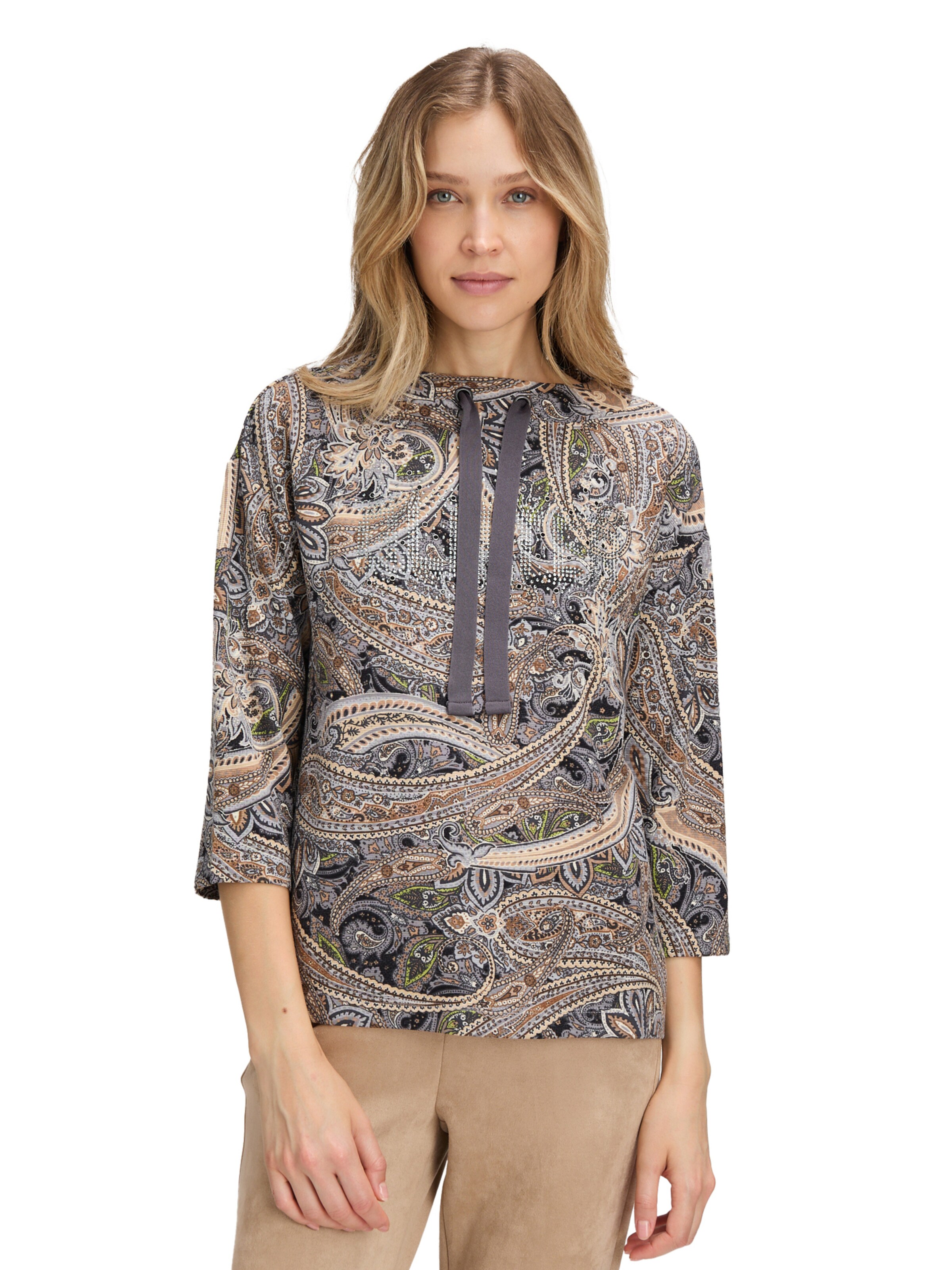 Felpa di Betty Barclay in grigio: frontale