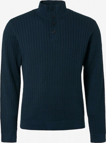 No Excess Sweater in Blue: front