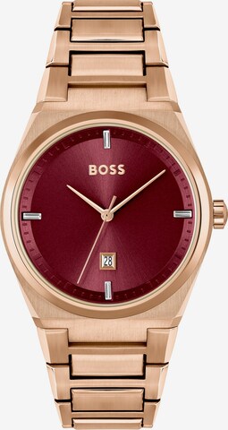 BOSS Analog Watch in Pink: front
