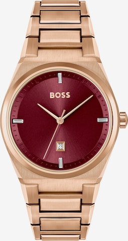 BOSS Black Analog Watch in Pink: front
