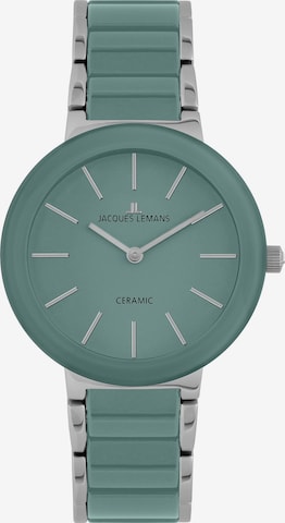 Jacques Lemans Uhr in Grün: Vorderseite
