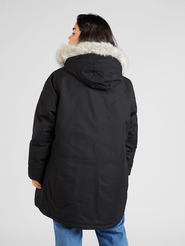 Tommy Hilfiger Curve Parka zimowa w kolorze czarny