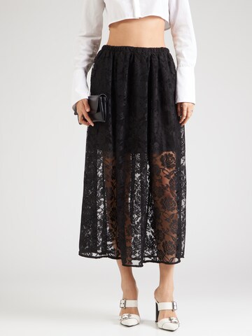 PIECES Skirt 'PCNAVI' in Black: front