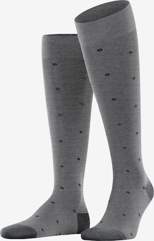 FALKE Kniestrümpfe 'Dot' in Grau: Vorderseite