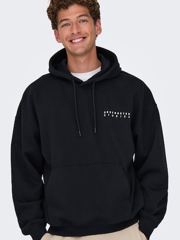 Only & Sons Sweatshirt 'ONSGALLERY' in Black