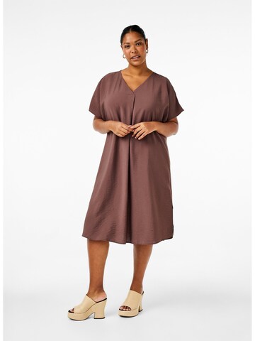 Zizzi Jurk in Bruin